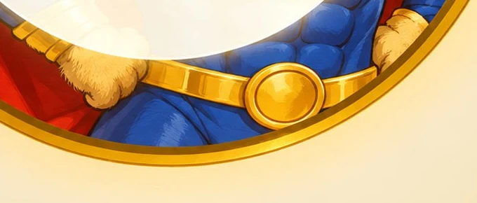 Golden hero belt